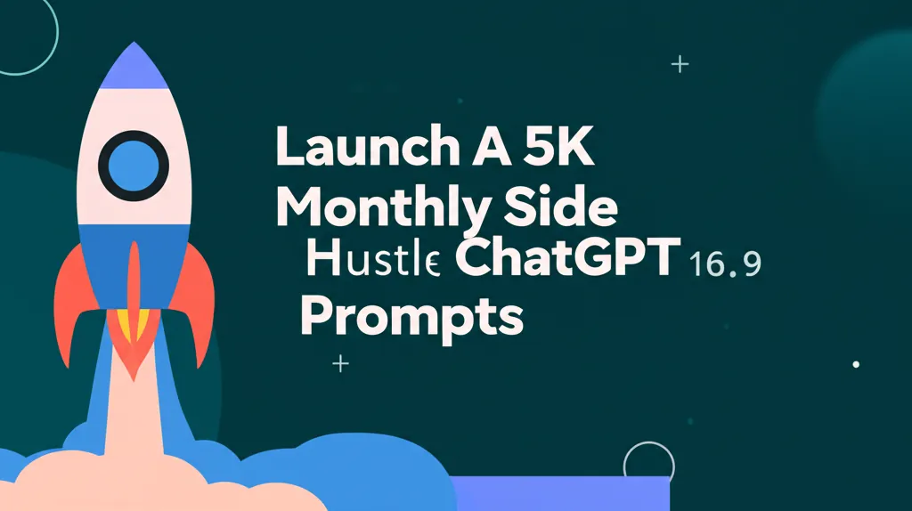 Launch A 5K Monthly Side Hustle Using ChatGPT Prompts