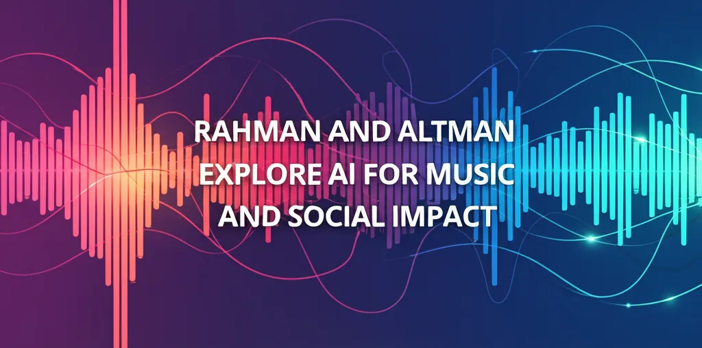 Rahman And Altman Explore AI For Music And Social Impact