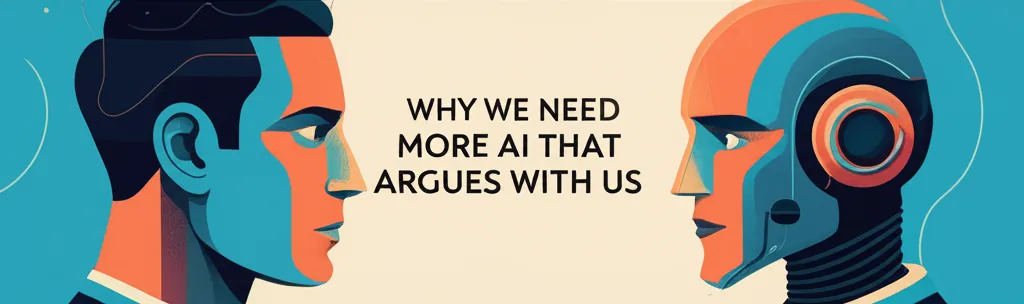 Why We Need More AI That Argues With Us