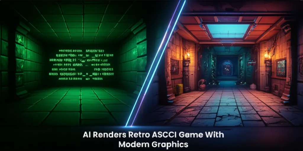 AI Renders Retro ASCII Game With Modern Graphics