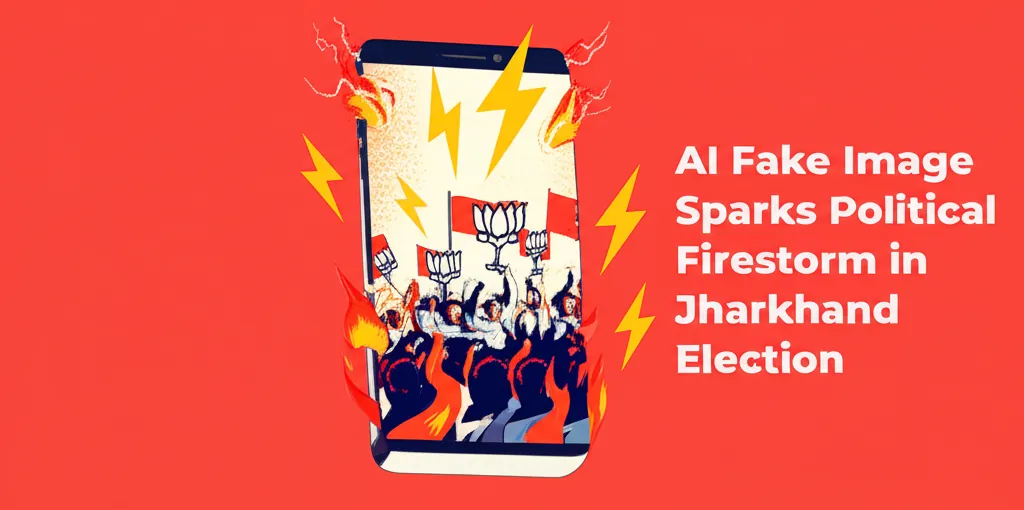 AI Fake Image Sparks Political Firestorm in Jharkhand Election