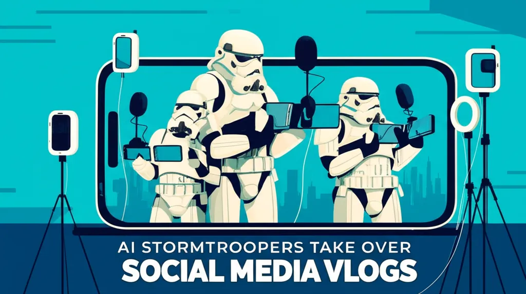 AI Stormtroopers Take Over Social Media Vlogs