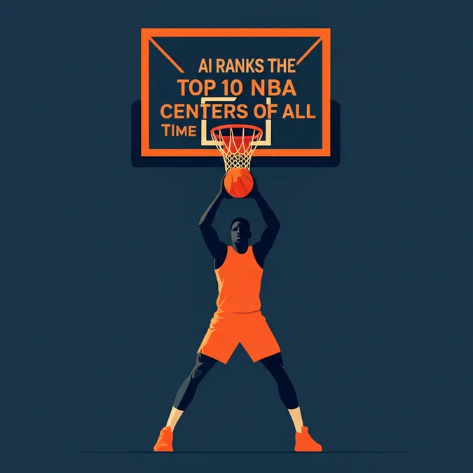 AI Ranks The Top 10 NBA Centers Of All Time