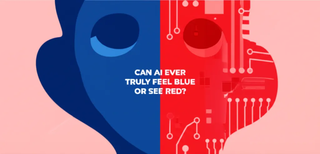 Can AI Ever Truly Feel Blue Or See Red
