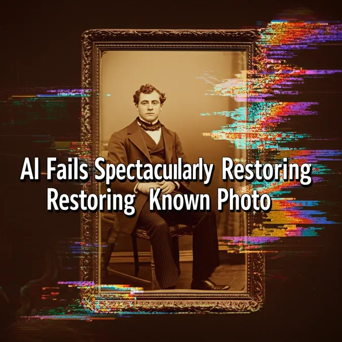 AI Fails Spectacularly Restoring Oldest Known Photo