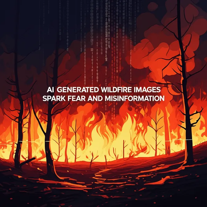 AI Generated Wildfire Images Spark Fear and Misinformation