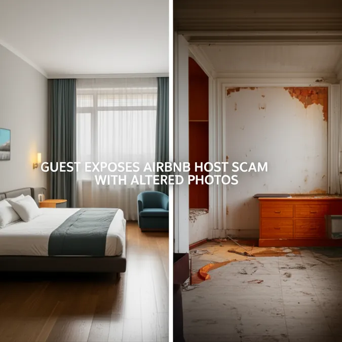 Guest Exposes Airbnb Host Scam With Altered Photos