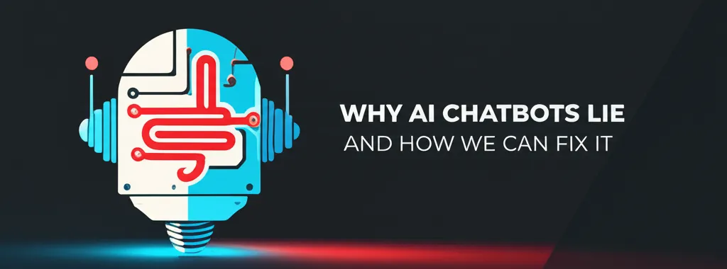 Why AI Chatbots Lie and How We Can Fix It