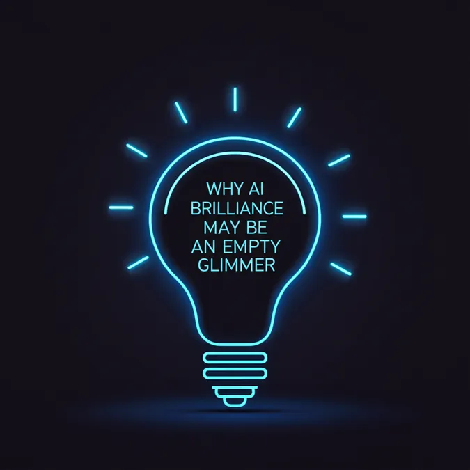 Why AI Brilliance May Be An Empty Glimmer