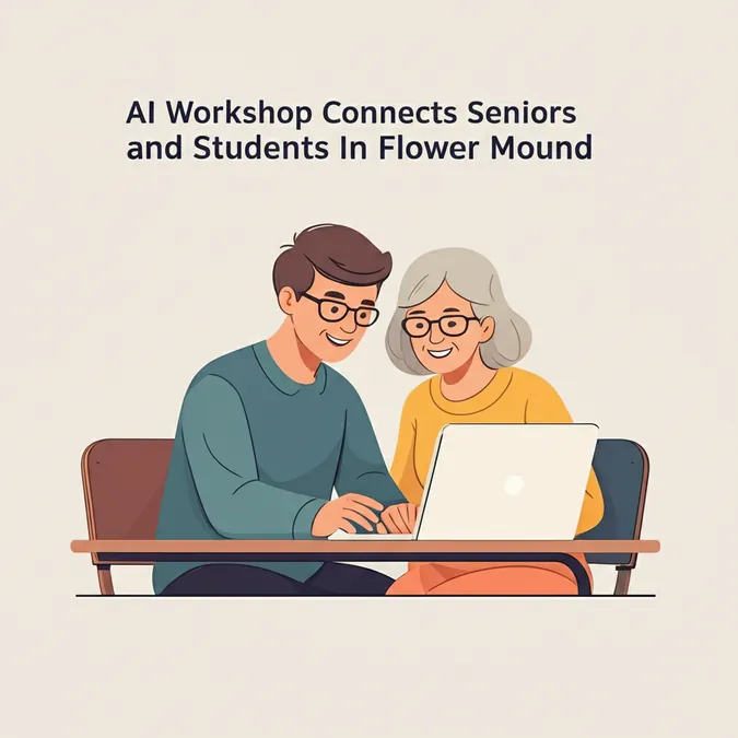 AI Workshop Connects Seniors and Students In Flower Mound