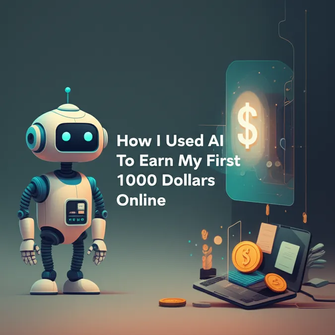 How I Used AI To Earn My First 1000 Dollars Online