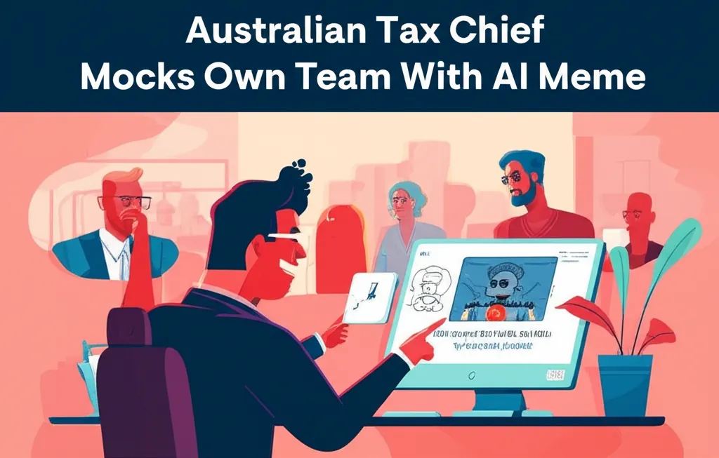 Australian Tax Chief Mocks Own Team With AI Meme