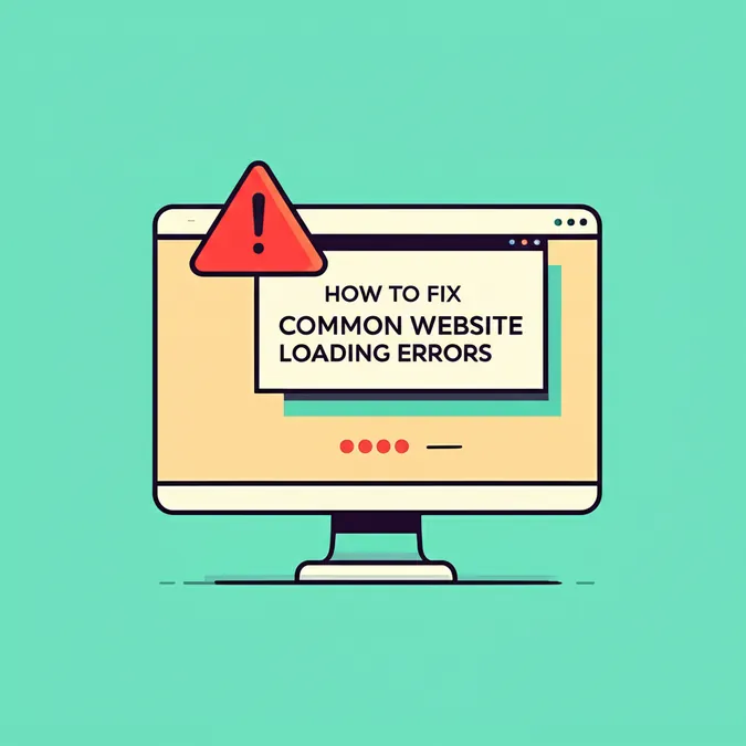 How To Fix Common Website Loading Errors