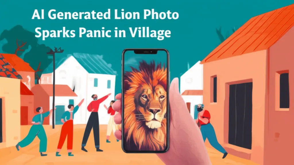 AI Generated Lion Photo Sparks Panic in Village
