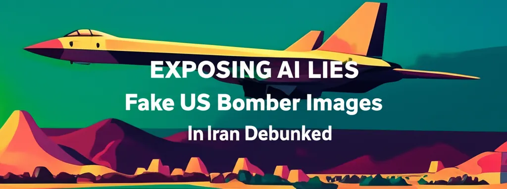Exposing AI Lies Fake US Bomber Images In Iran Debunked