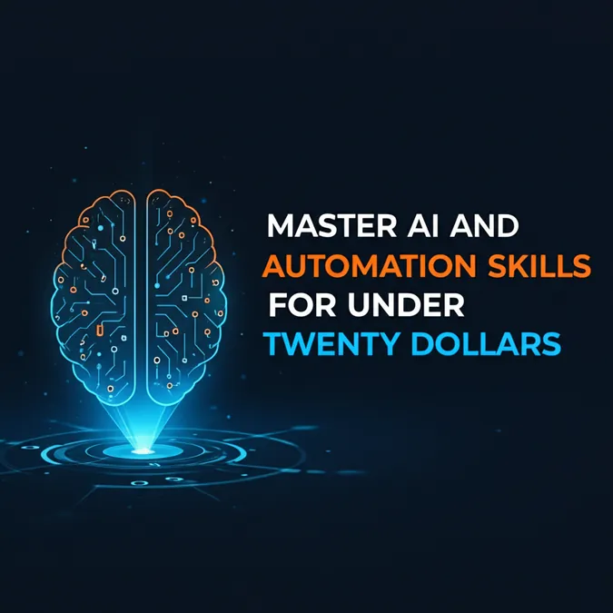 Master AI And Automation Skills For Under Twenty Dollars