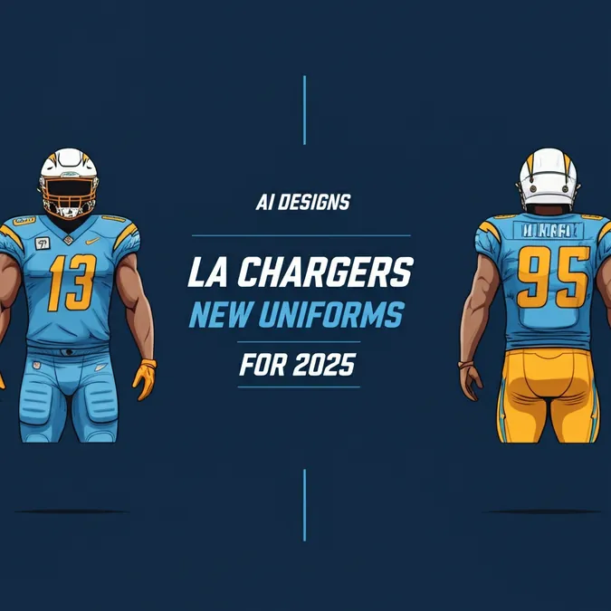 AI Designs LA Chargers New Uniforms For 2025