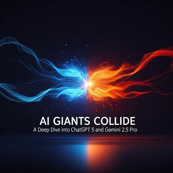 AI Giants Collide A Deep Dive into ChatGPT 5 and Gemini 2.5 Pro