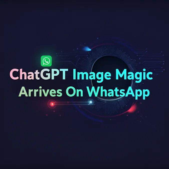 ChatGPT Image Magic Arrives On WhatsApp