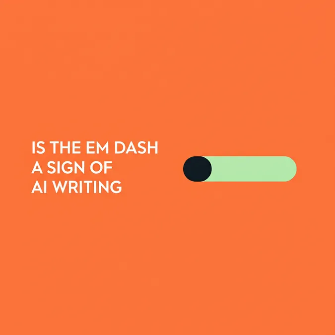 Is The Em Dash A Sign Of AI Writing