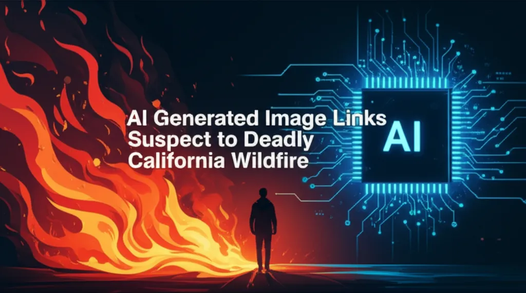 AI Generated Image Links Suspect to Deadly California Wildfire