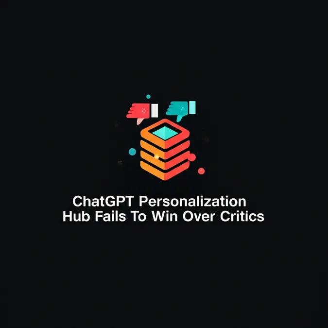 ChatGPT Personalization Hub Fails To Win Over Critics