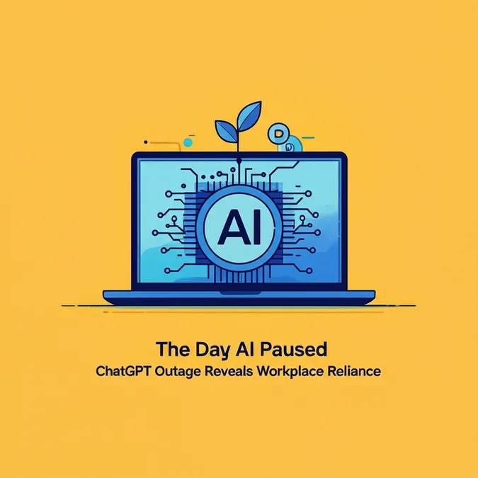 The Day AI Paused ChatGPT Outage Reveals Workplace Reliance