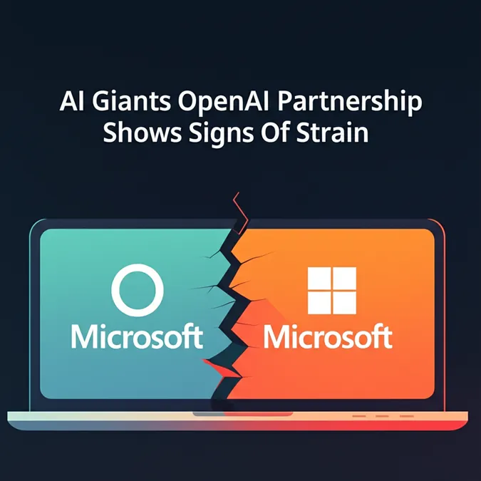 AI Giants OpenAI Microsoft Partnership Shows Signs Of Strain