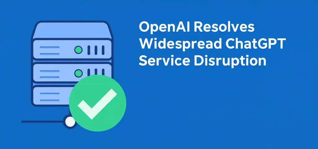 OpenAI Resolves Widespread ChatGPT Service Disruption
