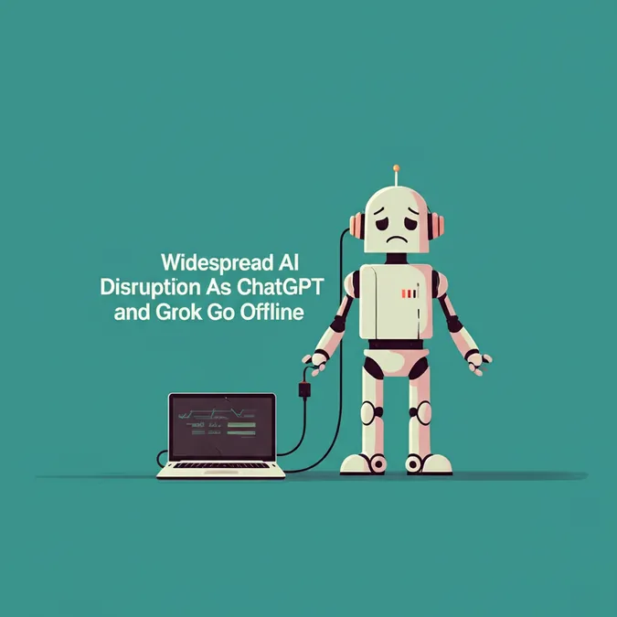 Widespread AI Disruption As ChatGPT and Grok Go Offline