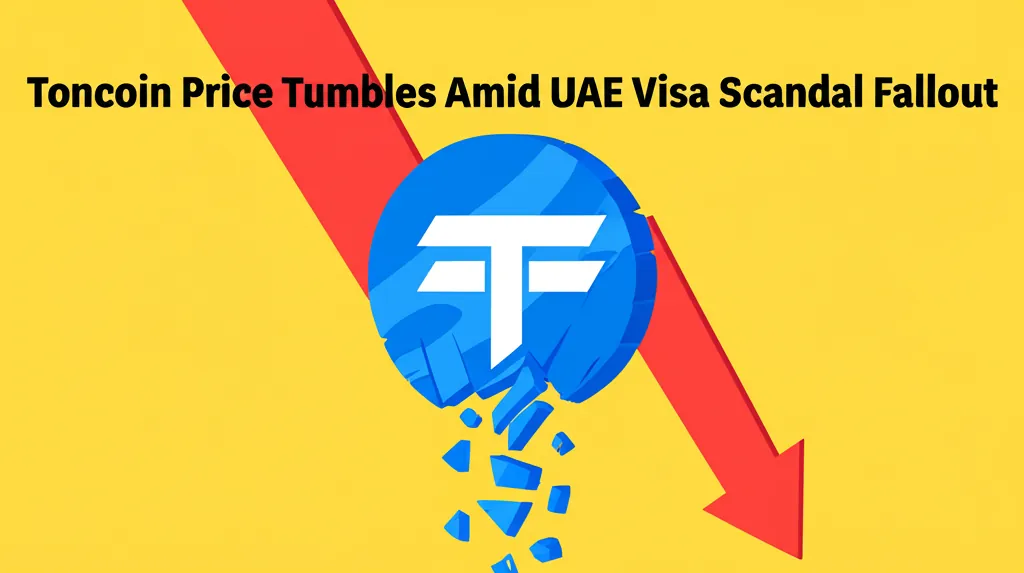 Toncoin Price Tumbles Amid UAE Visa Scandal Fallout