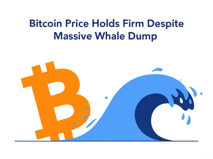 Bitcoin Price Holds Firm Despite Massive Whale Dump