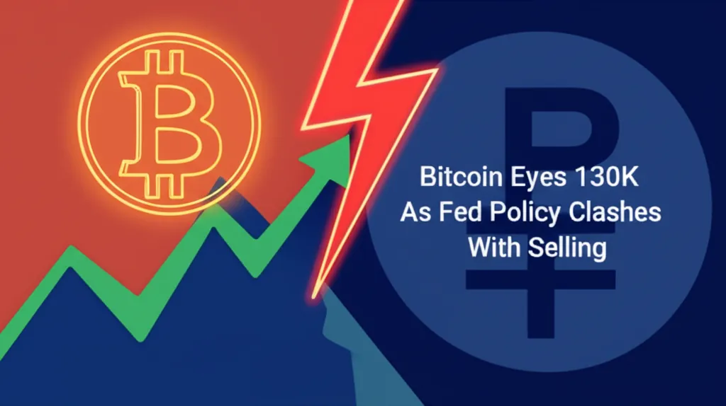 Bitcoin Eyes 130K As Fed Policy Clashes With Selling