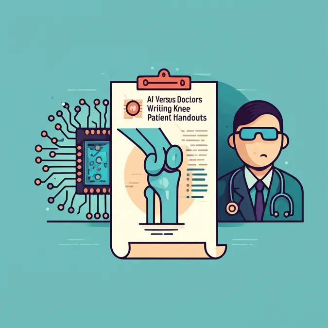 AI Versus Doctors Writing Knee Patient Handouts
