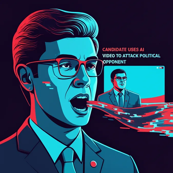 Candidate Uses AI Video to Attack Political Opponent