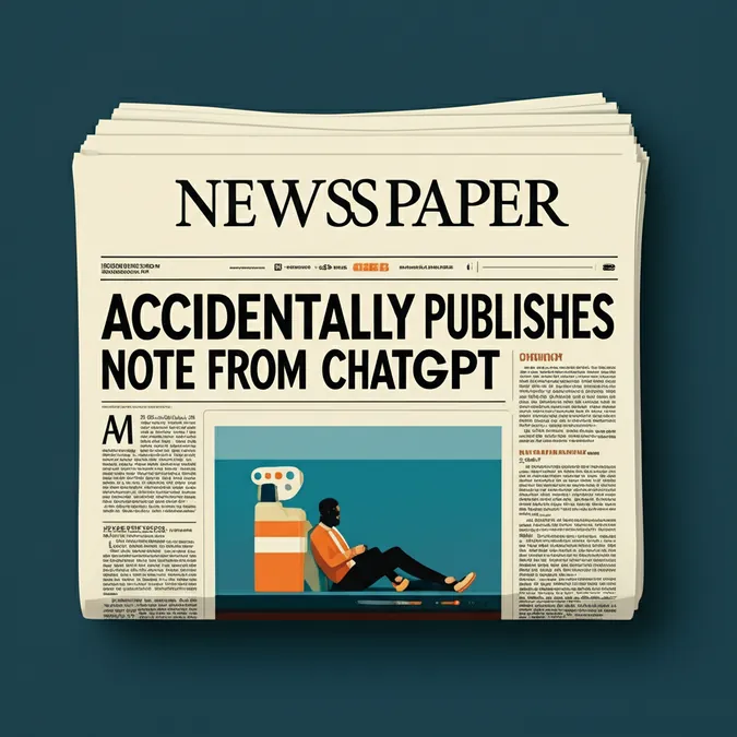 Major Newspaper Accidentally Publishes Note From ChatGPT
