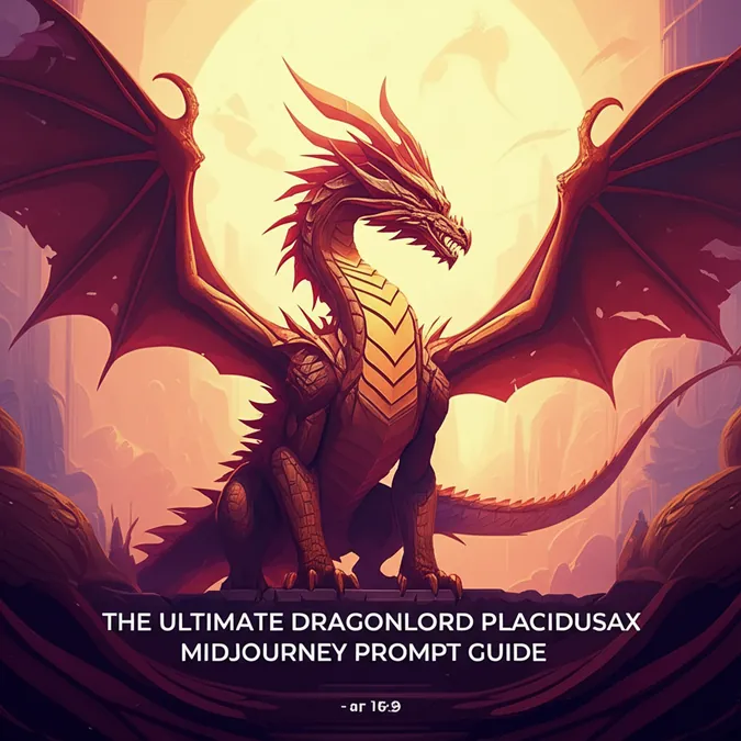 The Ultimate Dragonlord Placidusax Midjourney Prompt Guide