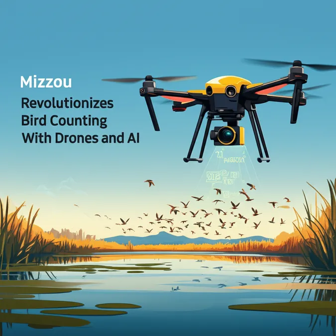 Mizzou Revolutionizes Bird Counting With Drones and AI