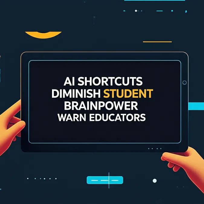 AI Shortcuts Diminish Student Brainpower Warn Educators