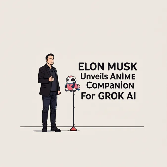 Elon Musk Unveils Anime Companion For Grok AI