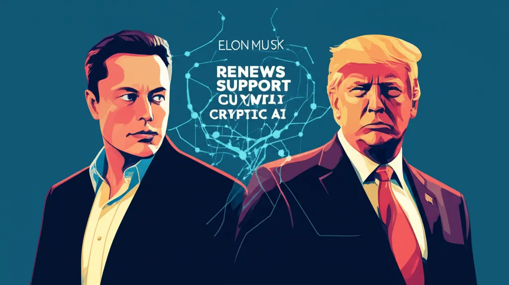 Elon Musk Renews Trump Support With Cryptic AI Image