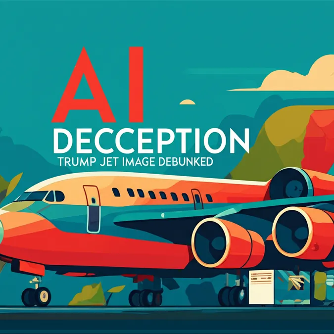 AI Deception Trump Jet Image Debunked