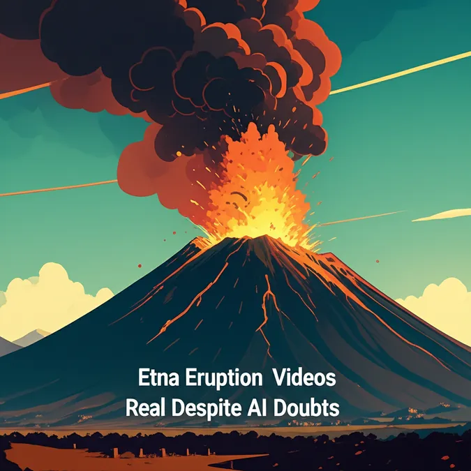 Etna Eruption Videos Real Despite AI Doubts