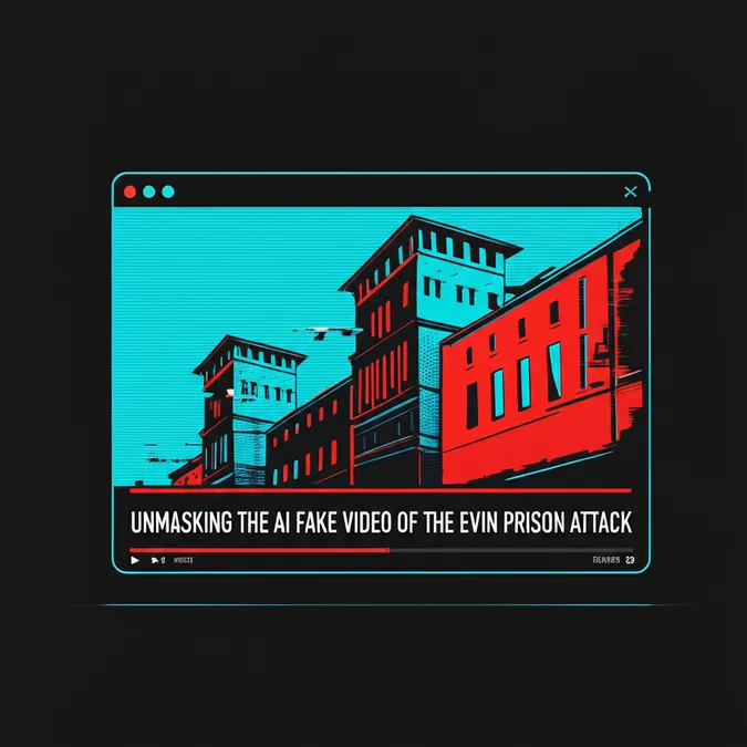 Unmasking The AI Fake Video Of The Evin Prison Attack
