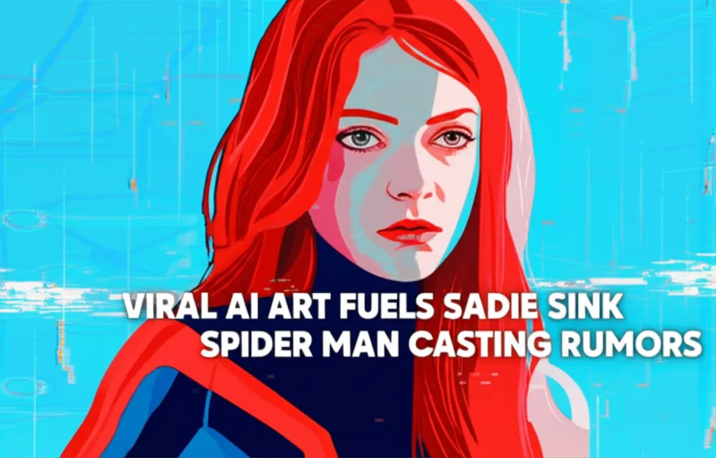 Viral AI Art Fuels Sadie Sink Spider Man Casting Rumors