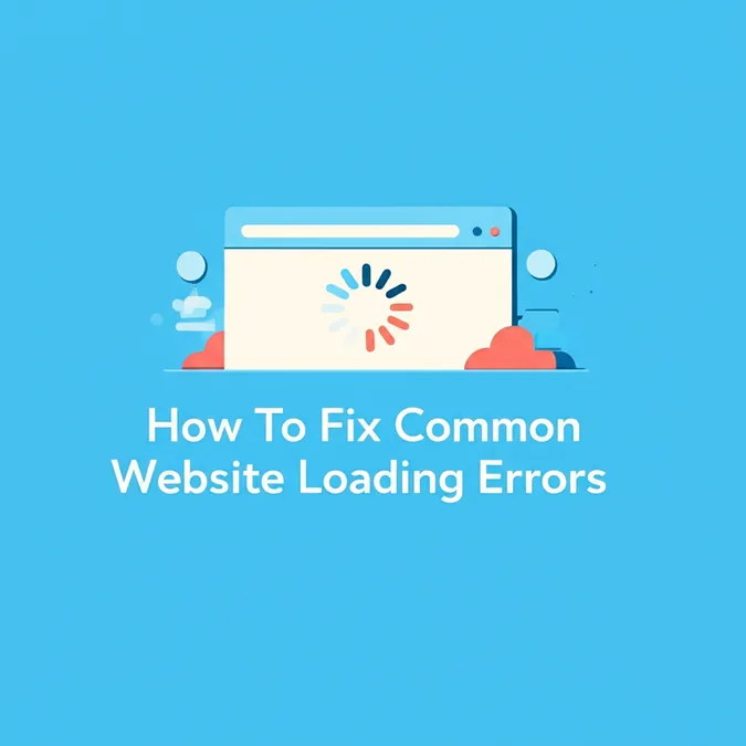 How To Fix Common Website Loading Errors