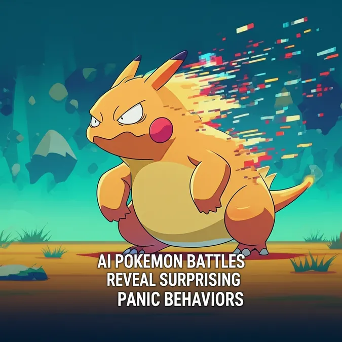 AI Pokemon Battles Reveal Surprising Panic Behaviors