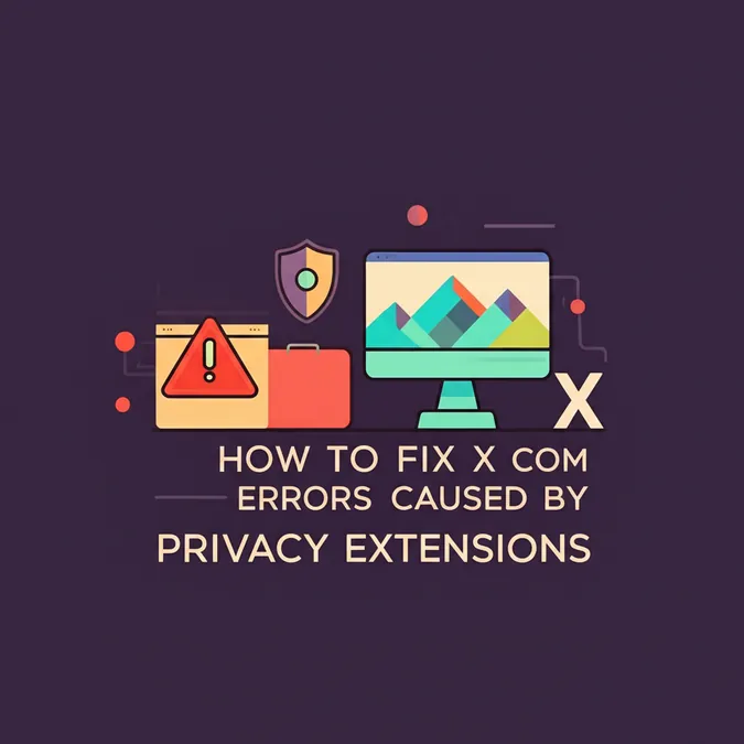 How To Fix X com Errors Caused By Privacy Extensions