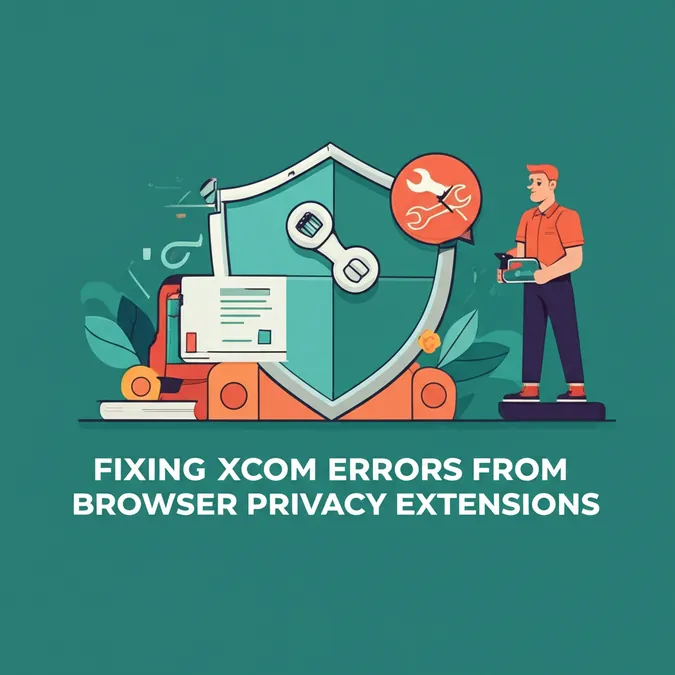 Fixing Xcom Errors From Browser Privacy Extensions