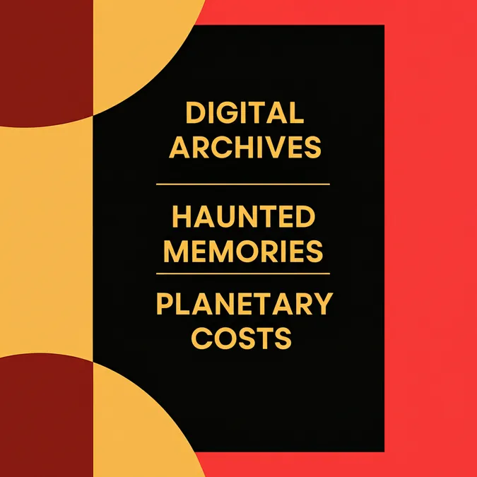 Digital Archives Haunted Memories Planetary Costs